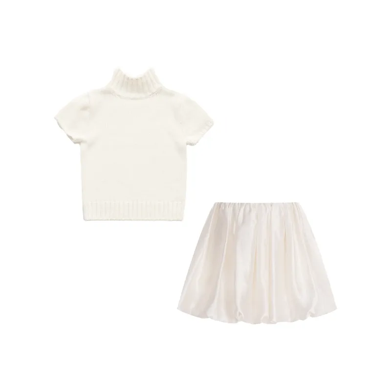 RTNH Skirt Set Women's Beige Apricot-1