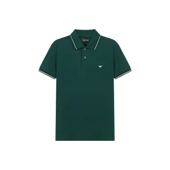 EMPORIO ARMANI Logo Print Polo Shirt