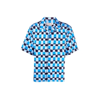 MARNI Shirts Men Blue
