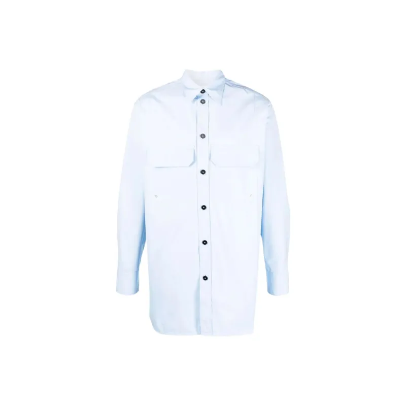 JIL SANDER Shirts Men Blue-0