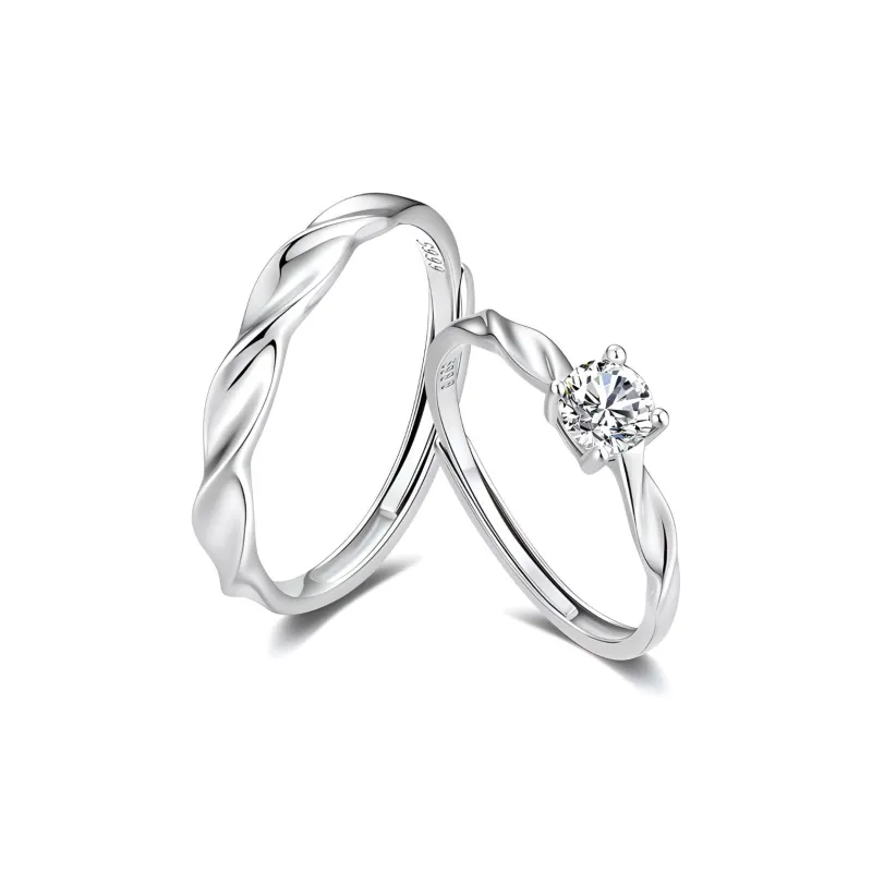 Zocai Natural Topaz Colorful Gem Ring Unisex-0
