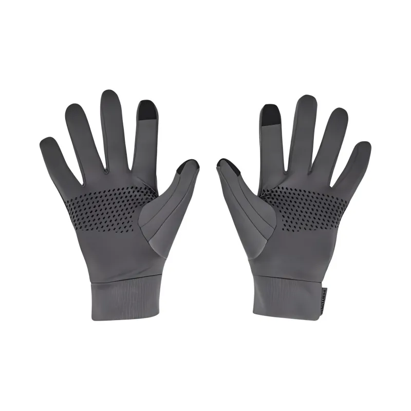 Under Armour Elastane Sports Gloves Men's Gray-1