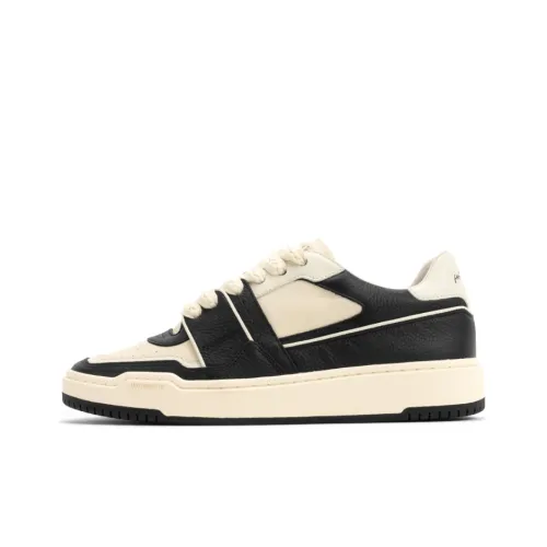 FOOT INDUSTRY Foot Industry 90s TRAINER Stylish Low Top Skateboard Shoes Unisex Black White Spring/summer Models