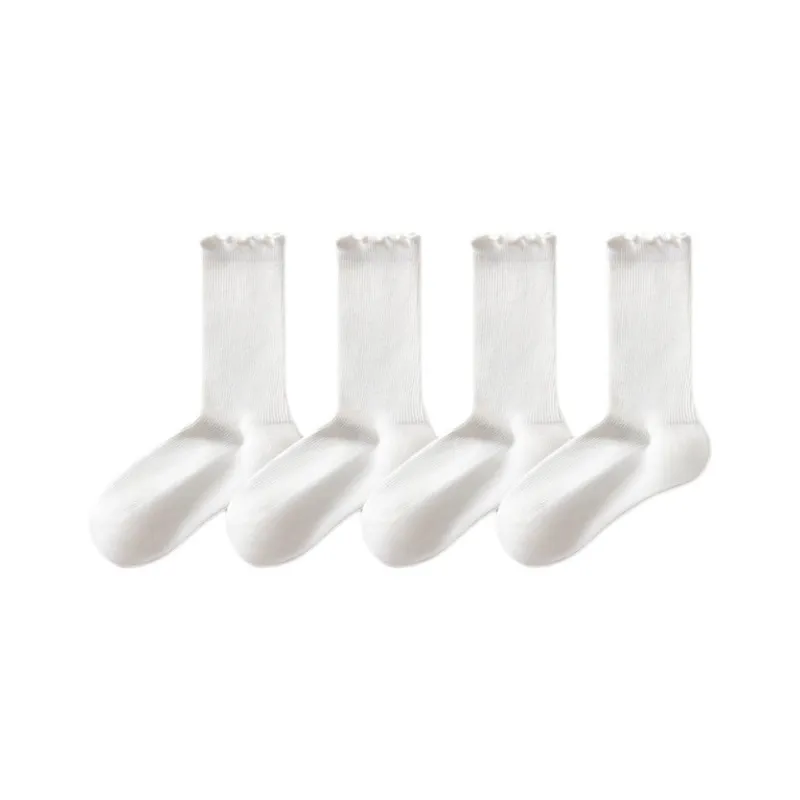 Temooues Mid Calf Socks Women's 4 Pack-0