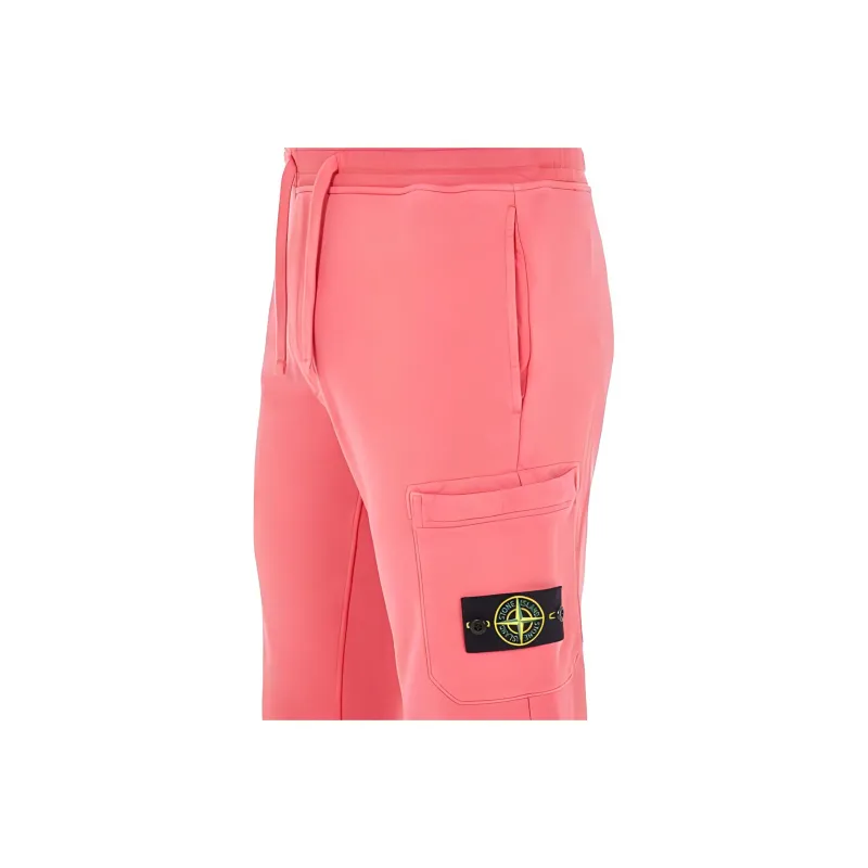 STONE ISLAND Knitted Sweatpants Men Pink-2