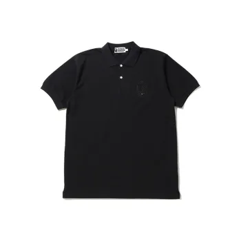 A BATHING APE Polo Shirts Men Black