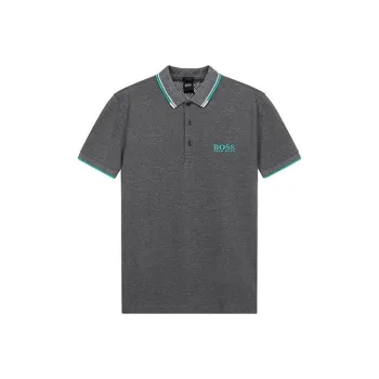 HUGO BOSS Polo Shirts Men Gray