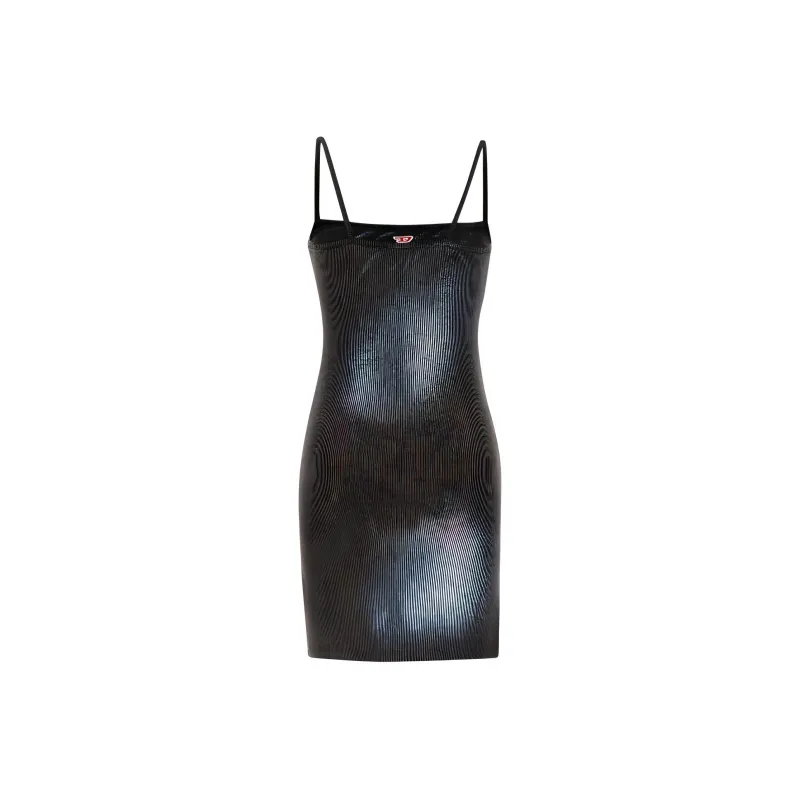 DIESEL D Hopy N2 Ribbed knit Minidress-1
