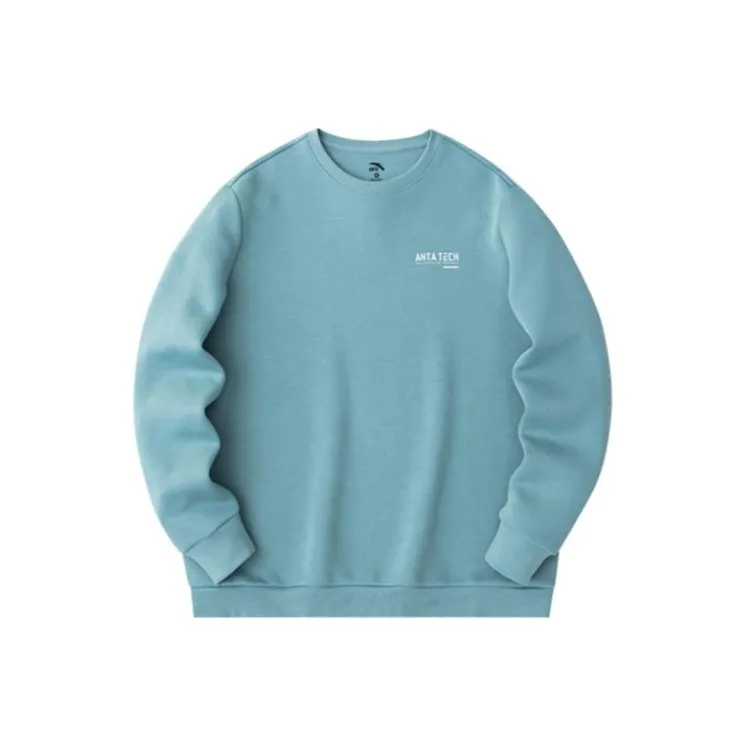 Anta Variety Training Collection Sweatshirt Men's Pale Sky Green-0