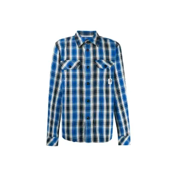 DIESEL Shirts Men Blue