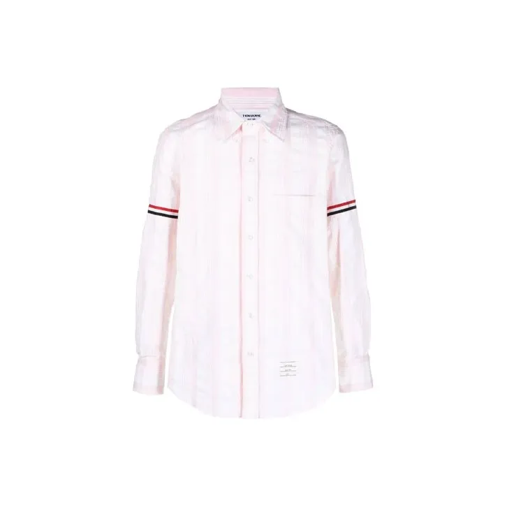 THOM BROWNE Shirts Men Pink-0