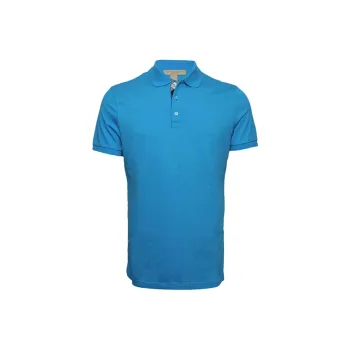 Burberry Polo Shirt Men's Light Blue