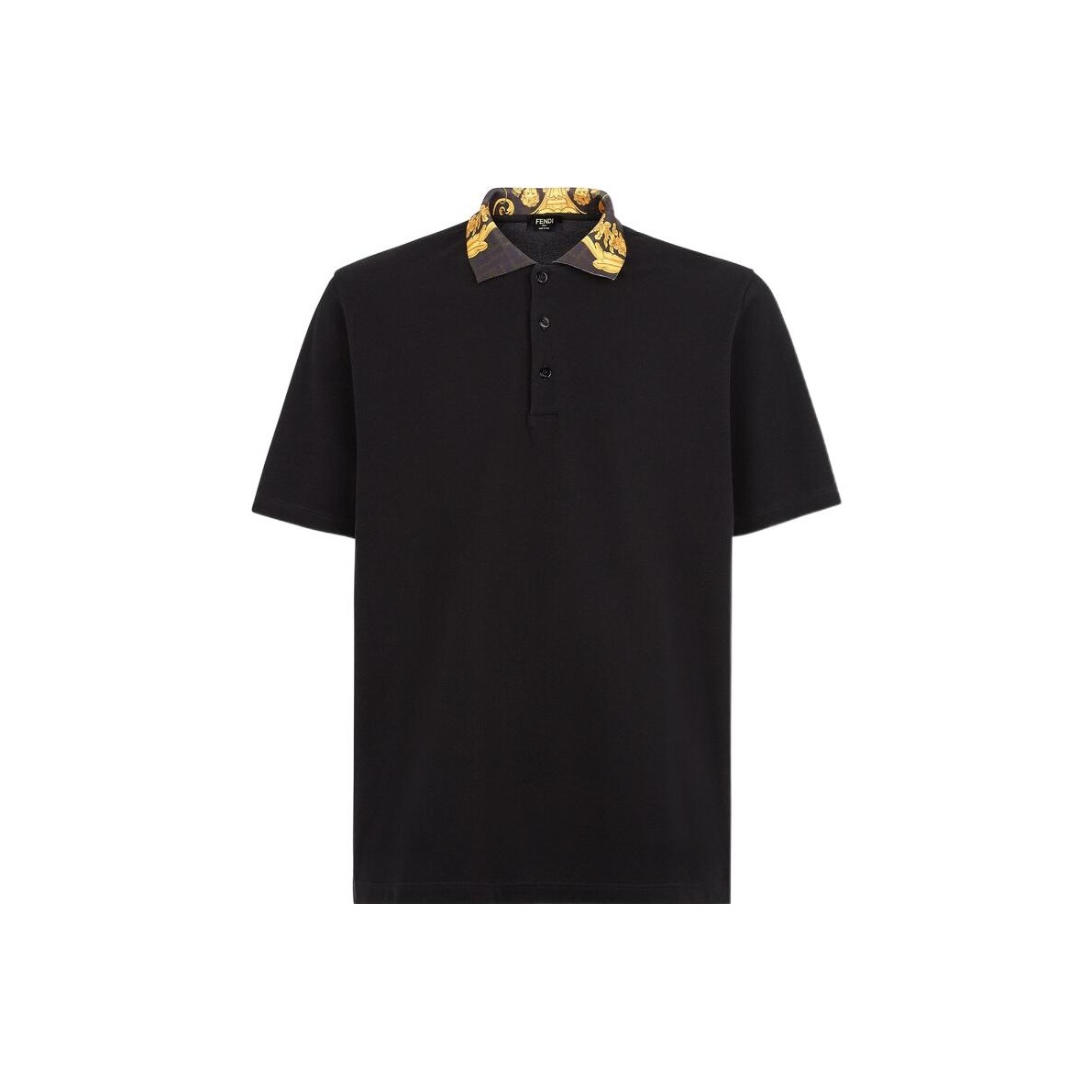 FENDI Polo Shirts Men Black - POIZON