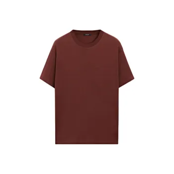 Massimo Dutti T Shirt Men's Dark Red