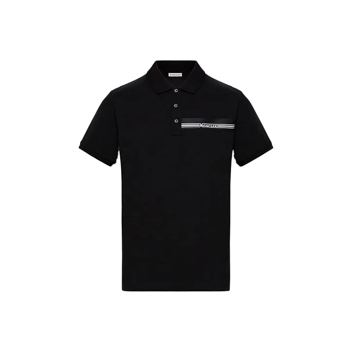 Moncler Polo Shirts Men Black-0
