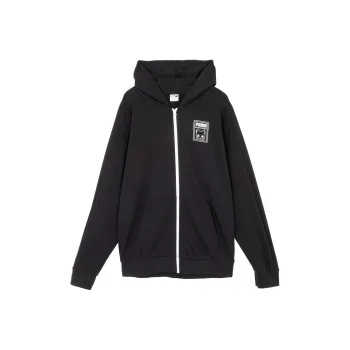 PUMA NEKO GRAPHIC T7 FZ HOODIE Sweatshirt Unisex Black