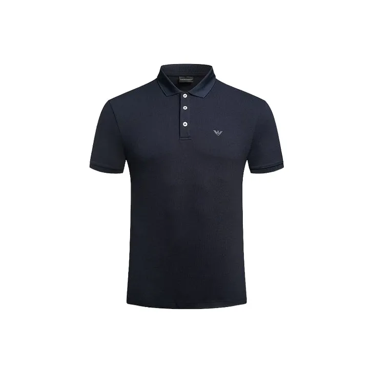 EMPORIO ARMANI SS22 Polo Shirt Men's Dark Blue-0