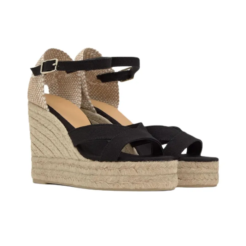 Castañer BRUNA One Strap Sandals Women's Black-2
