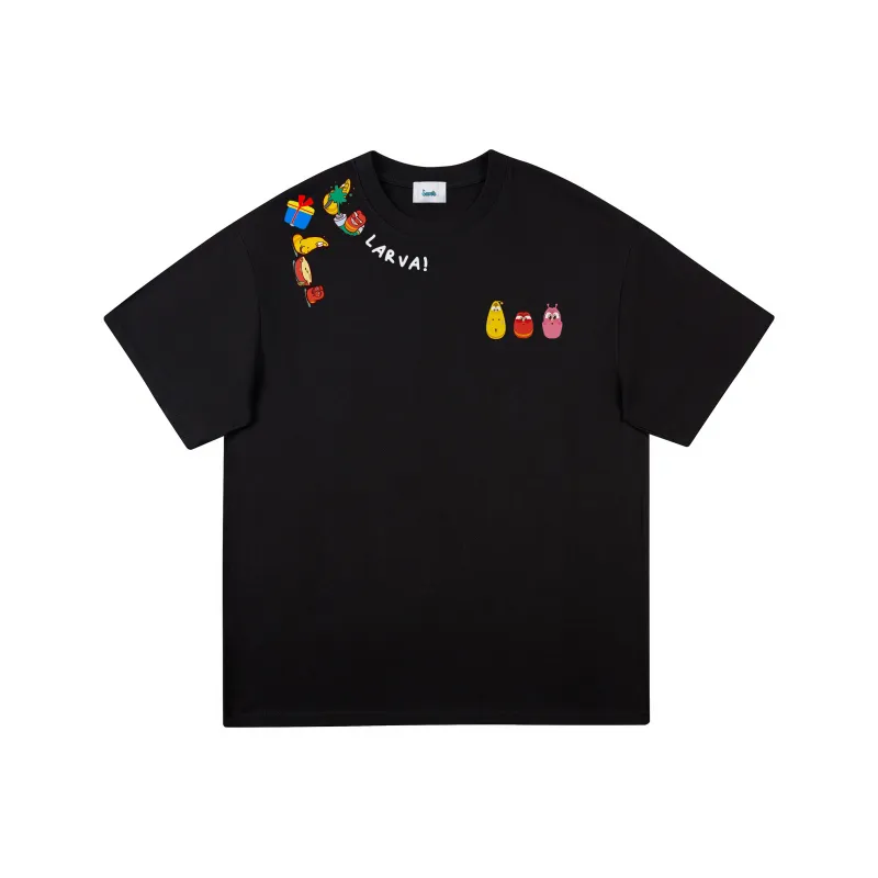 COMIC LARVA T Shirts Unisex-6