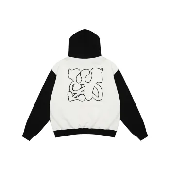 WHOA HA! Sweatshirts Unisex Black White