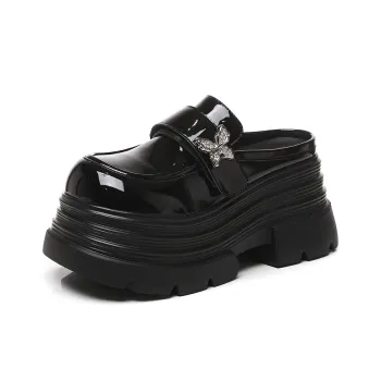 NRDROFFICIAL Antibacterial Slip Resistant Abrasion Resistant Odor Resistant Closed Toe Slippers Women's