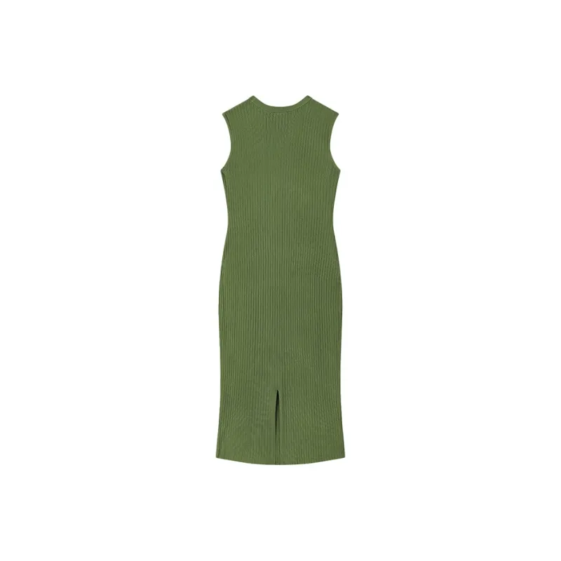 FILA MODERN HERITAGE Sleeveless Dress Women's Purple Lotus Green-1