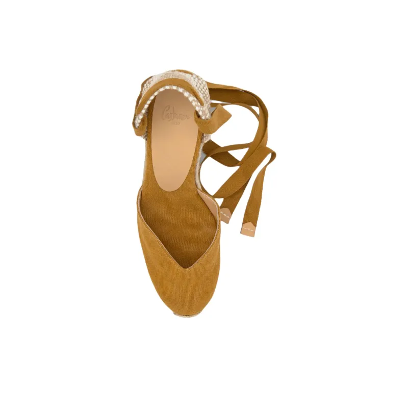 Castañer Chiara Wedge Heel High Heels Women's Brown-3