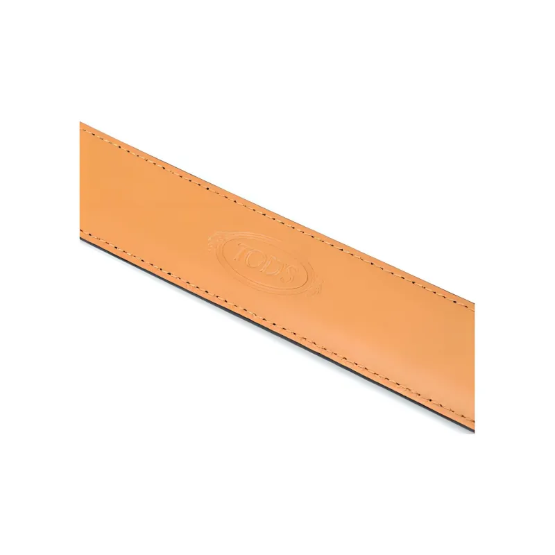 TOD'S Square Buckled Belt-4