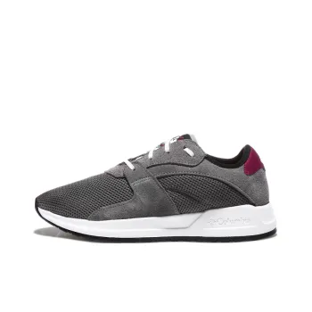 Columbia Cushioning, Wear Resistant Low Top Casual Shoes Women's Gray White