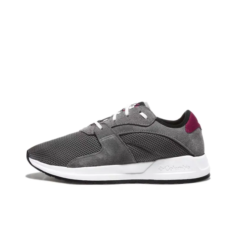 Columbia Cushioning, Wear Resistant Low Top Casual Shoes Women's Gray White-0