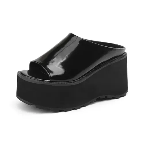 Su Yanjiao Rubber Foam Outsole Quiet, Odor Resistant, Abrasion Resistant Slide Slippers Women's