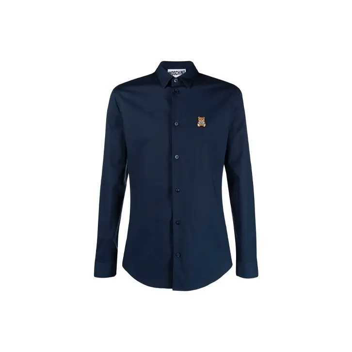 MOSCHINO Teddy Patch Buttoned Shirt-0