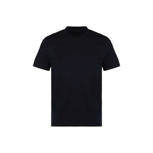 PRADA Polo Shirts Men Dark Blue
