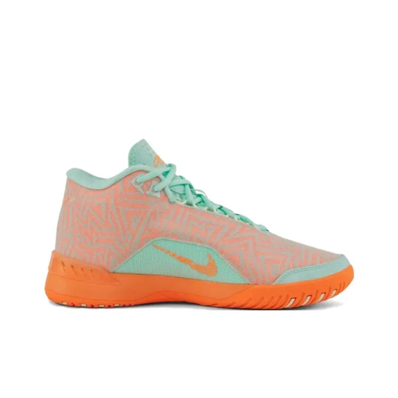 Nike LeBron NXXT Genisus Anti Slip Wear Resistant Low Top Basketball Shoes Men's Orange Green-1
