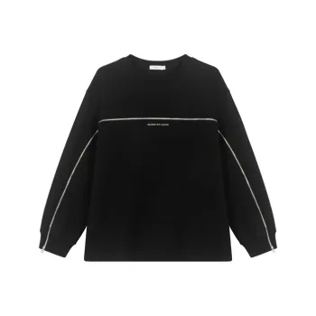 Bosieagender Sweatshirts Unisex Black