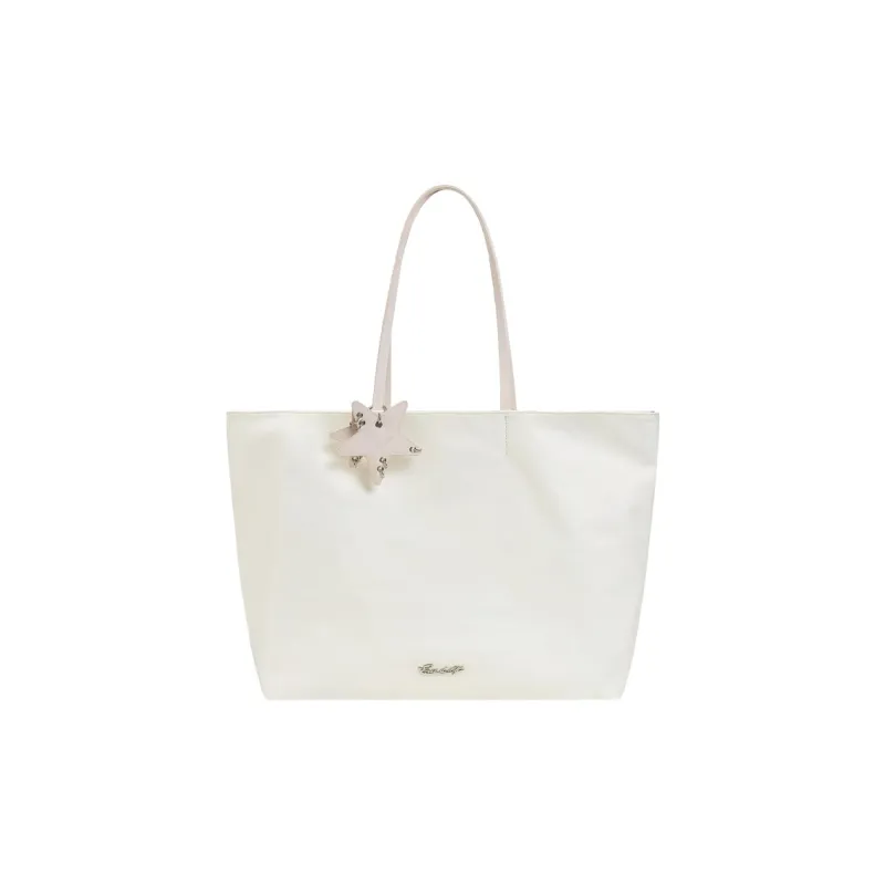 ECODAY ECOD PU, Textile Mixture Tote Bag, Shopping Bag, Shoulder Bag Women's Multicolor-6