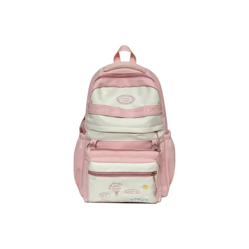 Yalu Nylon Backpack Regular Women's Pink/Blue/White/Black/Yellow/Green
