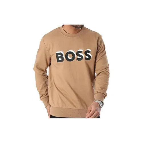 HUGO BOSS Logo-print Cotton Sweatshirt