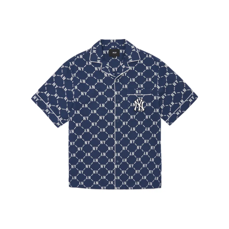 MLB New York Yankees Shirt Unisex Navy Blue-0