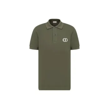 DIOR SS22 Polo Shirt Men's Olive