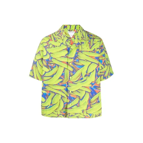 Bottega Veneta Shirts Men Green