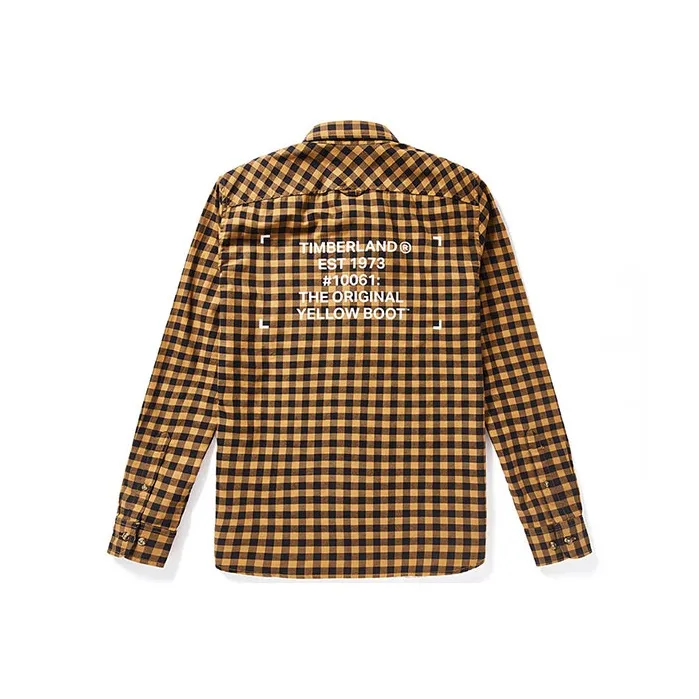 Timberland Shirts Men Yellow-0