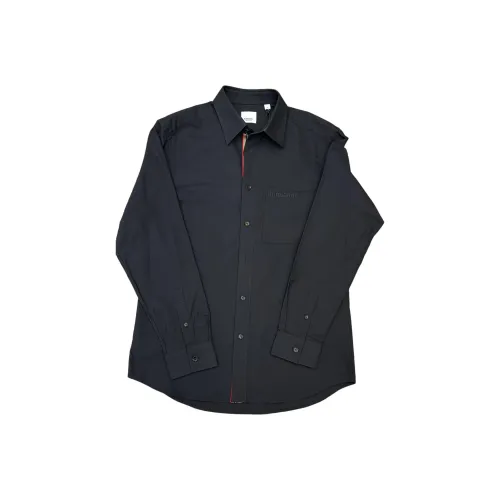 Burberry Shirts Men Black