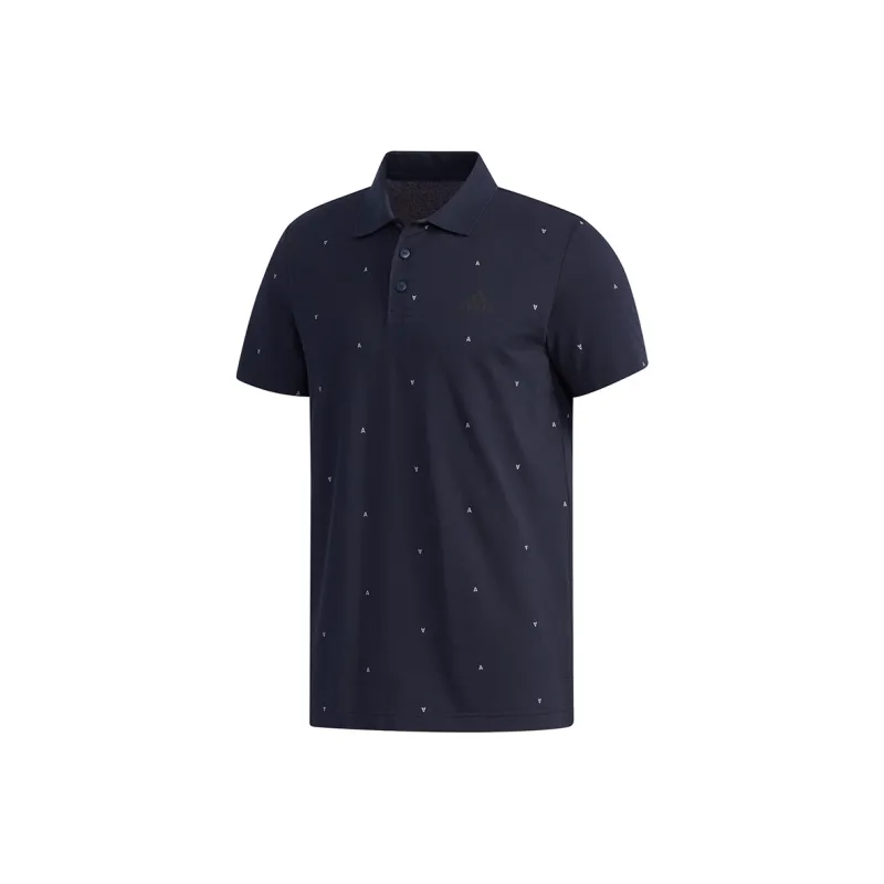 Adidas Polo Shirts Men Navy Blue-0