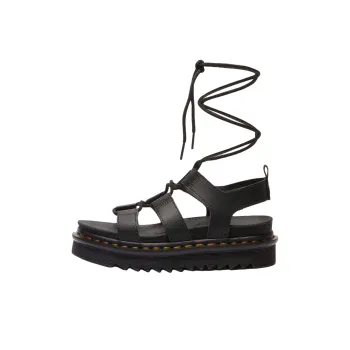 Dr.Martens Nartilla Athena Leather Gladiator Sandals Black Women's