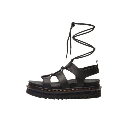 Dr.Martens Nartilla Athena Leather Gladiator Sandals Black Women's