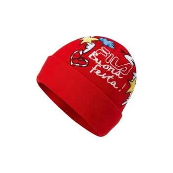 FILA KIDS Polyester Beanies Kids' Legend Red