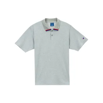 Champion Polo Shirt Unisex Light Gray