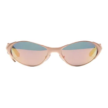 Acne Studios Metal Monel, Nickel Based Alloy Irregular Shape Sunglasses Unisex Gold