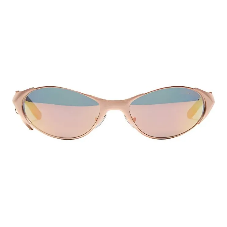 Acne Studios Metal Monel, Nickel Based Alloy Irregular Shape Sunglasses Unisex Gold-0